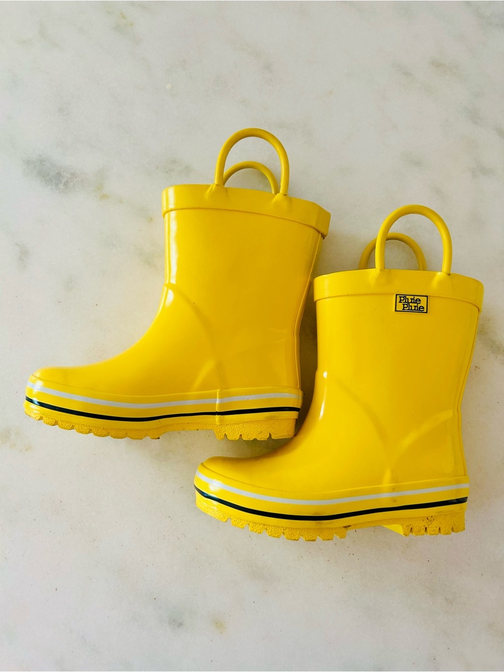 Pluie Pluie Kids yellow Rain Boots size 7